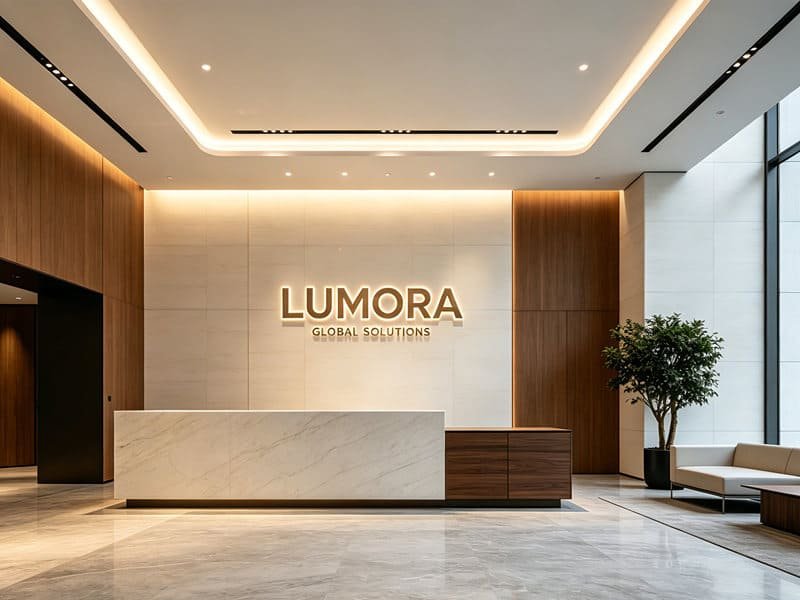 Lobby Signs 101 Boost Your Office Reception Area Design