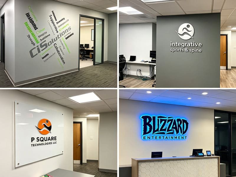 Lobby Signs 101 Boost Your Office Reception Area Design